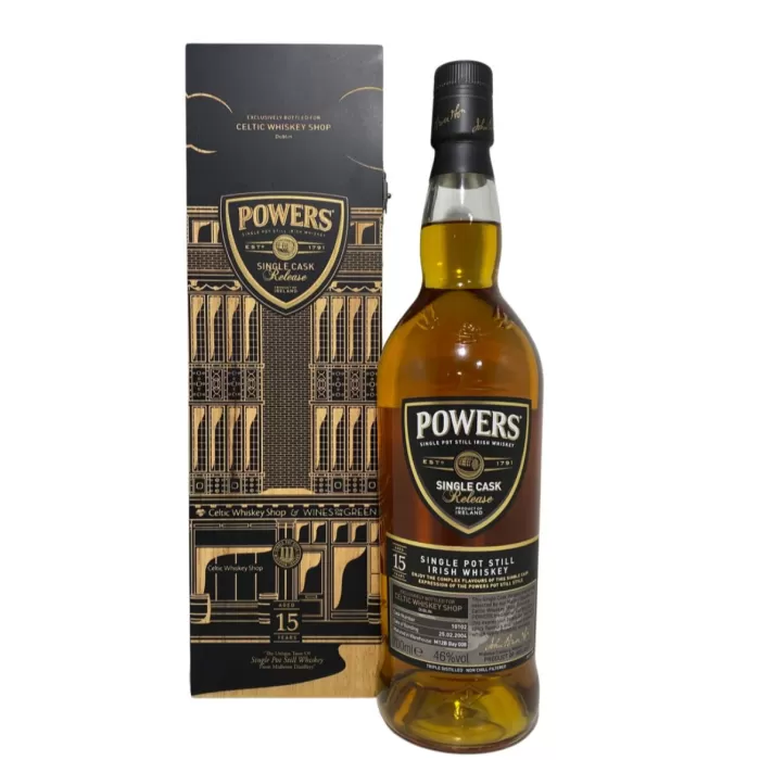 Powers 15 Year Old Single Pot Still #10102 Celtic Whiskey Shop Exclusive