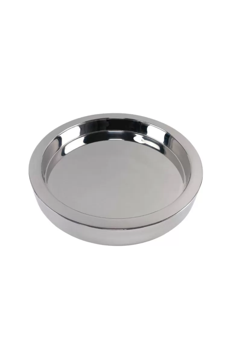 14" Highly Polished Double Wall Tray (9057)
