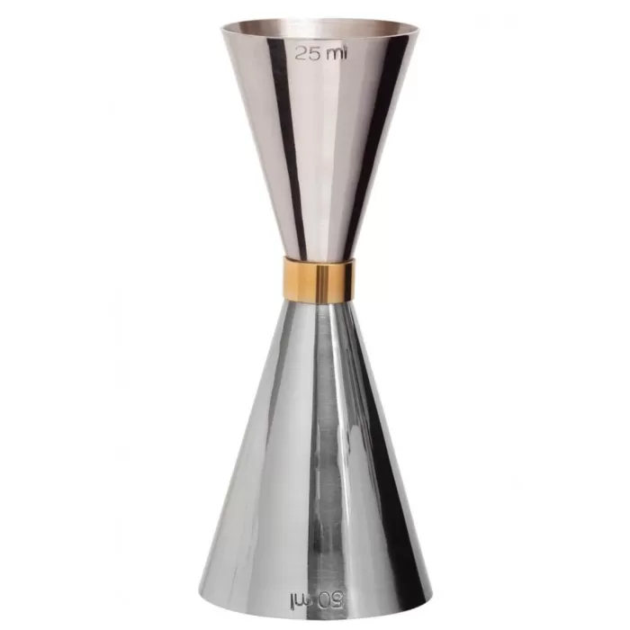 Mezclar Preciso Gold Banded Jigger 25/50ml (3180)