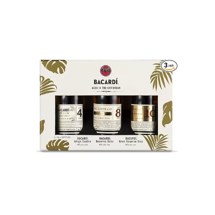 Bacardi Discover Gift Pack 3 X 10cl