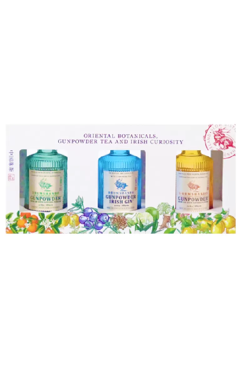 Drumshanbo Gunpowder Gin Trilogy Minis