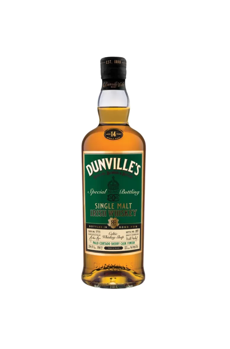 Dunvilles 14 Year Old Palo Cortado Cask Celtic Whiskey Shop Exclusive