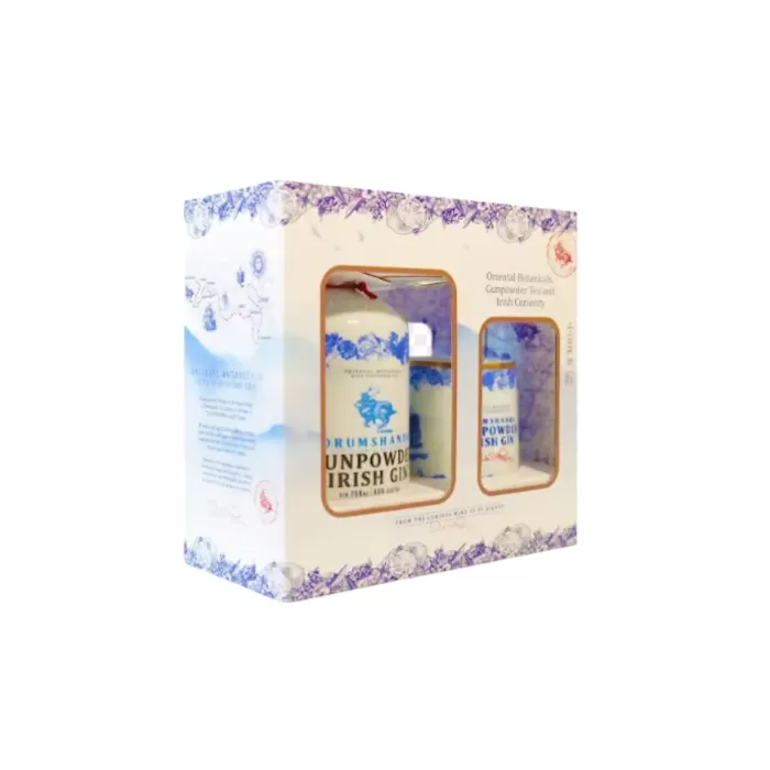 Drumshanbo Gunpowder Ceramic Gin 70cl Gift Pack