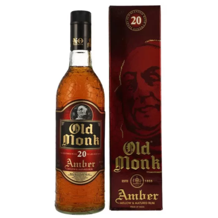 Old Monk Amber Mellow 20 Year Old Blended Rum