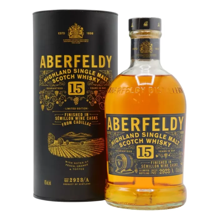 Aberfeldy 15 Year Old Cadillac Wine Cask 70cl