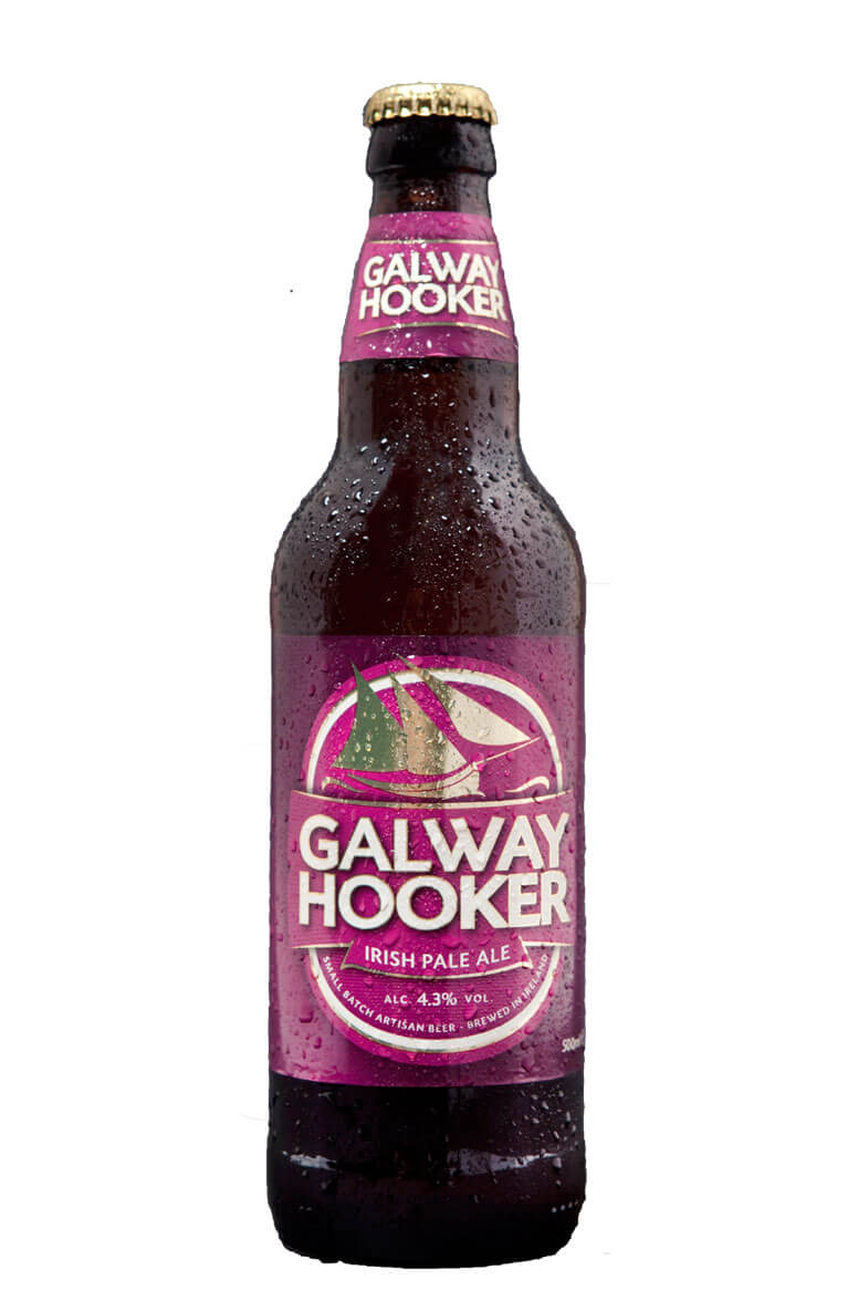 New Coaster Galway Hooker Irish Pale Ale Beer Mat from Ireland 